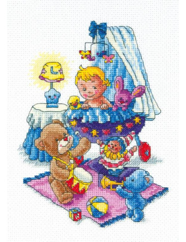 Набір для вишивання хрестиком Леді, Дитяча кімната, 01070