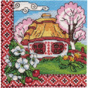 CROSS STITCH KIT “Podolia in Bloom” LADY  01294