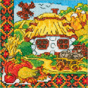 CROSS STITCH KIT “Harvest” LADY  01301