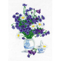 CROSS STITCH KIT  “Cornflowers” LADY 01083