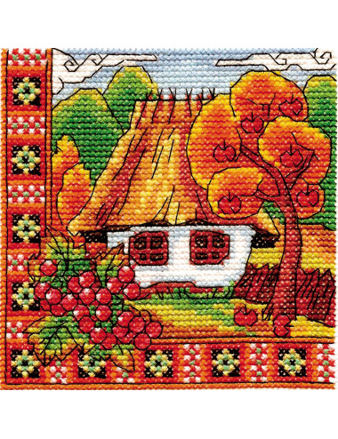 CROSS STITCH KIT “Autumn Bucovina” LADY  01270