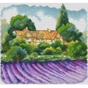 Cross Stitch Kit Lavender Waves Iris-Design 05209