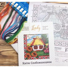 CROSS STITCH KIT “Flowers of Sloboda Ukraine” LADY  01274